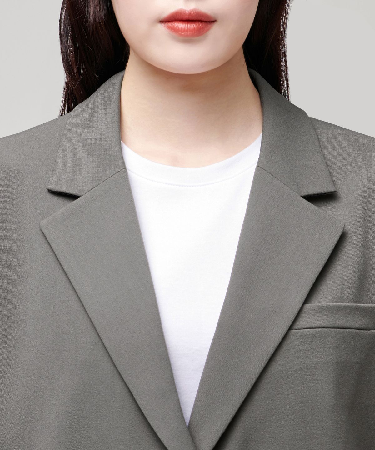 무신사 스탠다드 우먼(MUSINSA STANDARD WOMAN) 우먼즈 오버사이즈 블레이저 [웜 그레이]