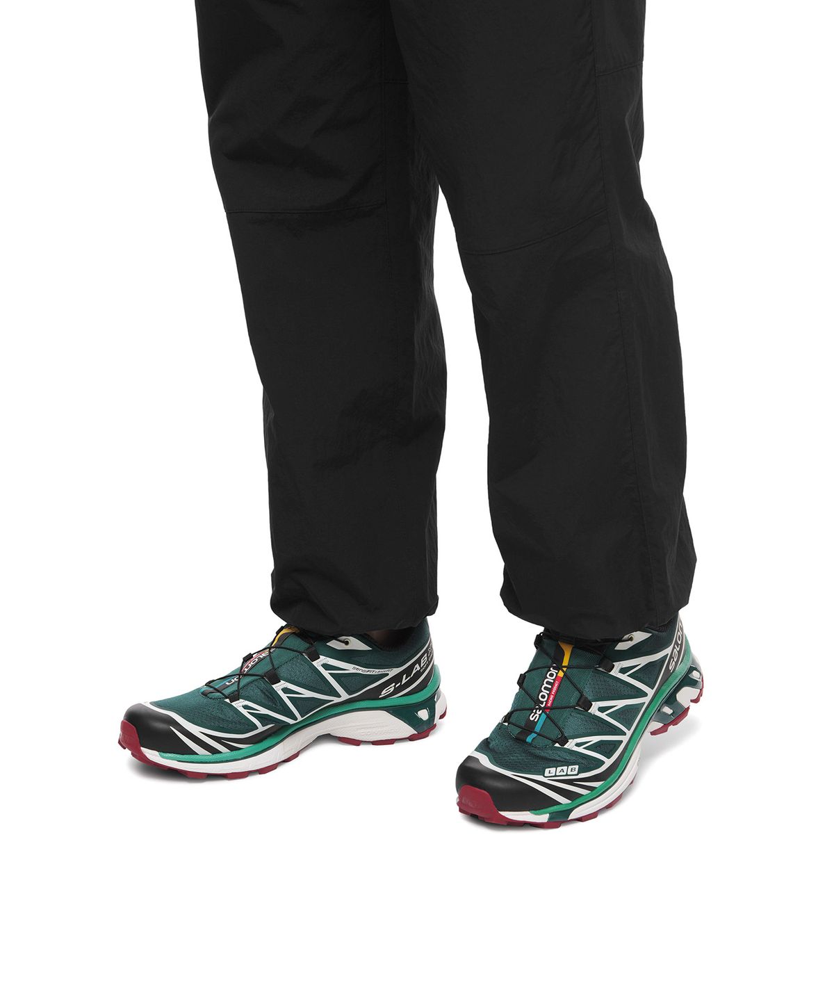 살로몬(SALOMON) XT-6 - 블랙:딥 틸:바이킹 레드 / L41454800