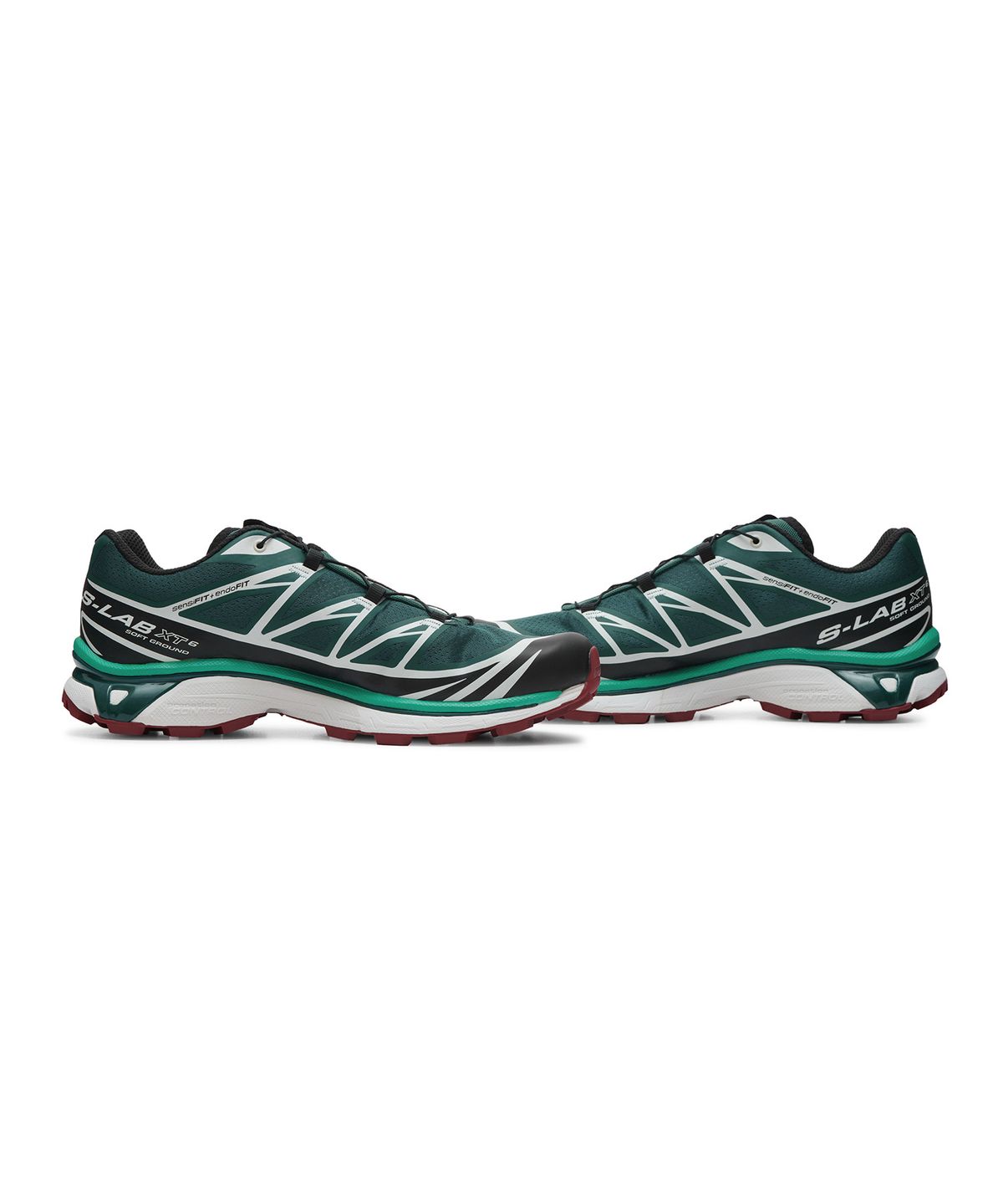 살로몬(SALOMON) XT-6 - 블랙:딥 틸:바이킹 레드 / L41454800