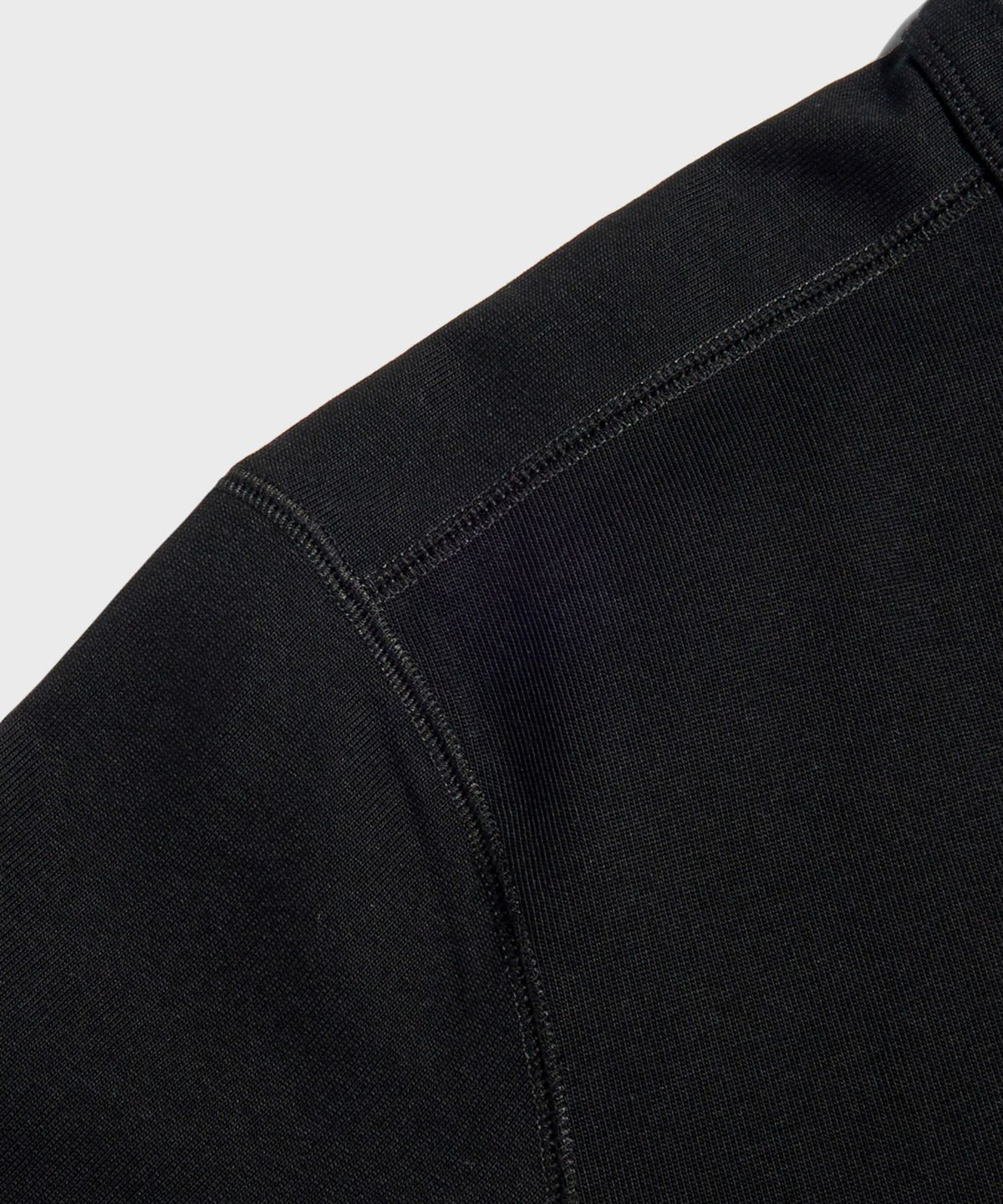 브론슨(BRONSON) Vintage Long Sleeve Henley Shirt Black