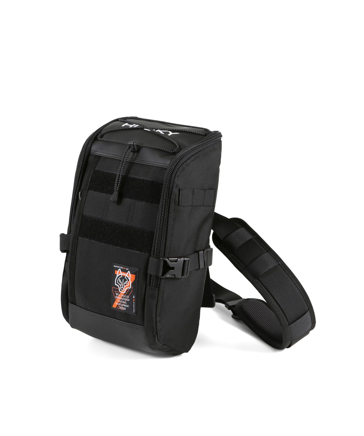 허스키(HUSKY) 익스트림  명품 데일리 등산 자전거 메신저 슬링백 HC-5303800 BLACK