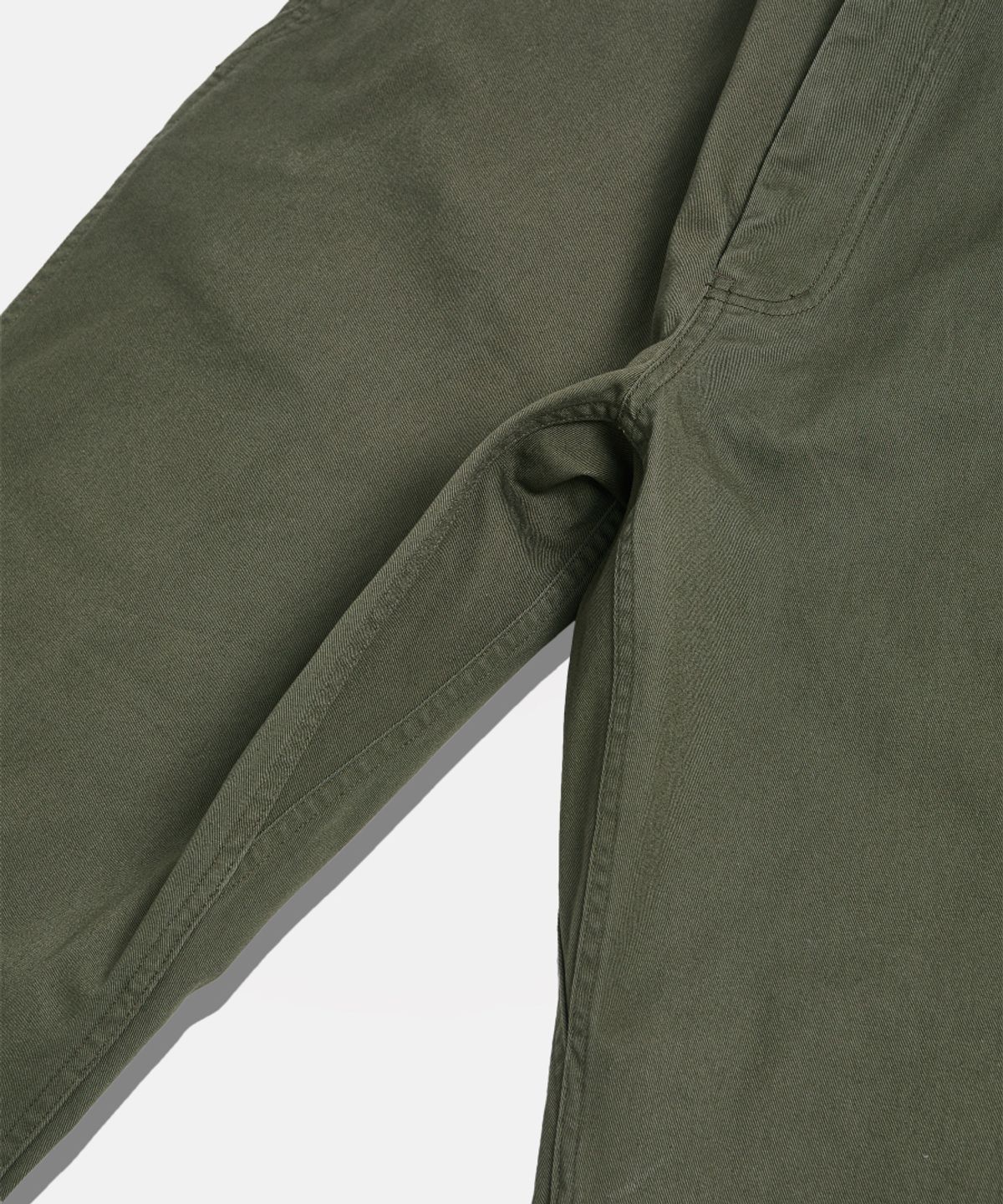 에스피오나지(ESPIONAGE) Wide Officer Pants Grey Olive
