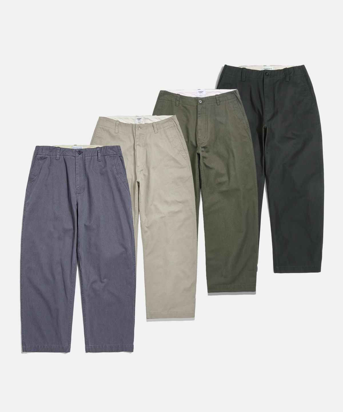 에스피오나지(ESPIONAGE) Wide Officer Pants Beige