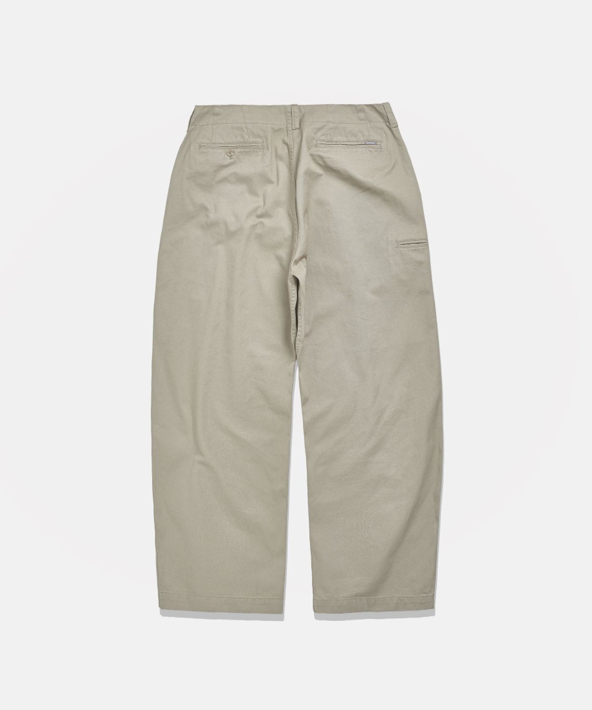 에스피오나지(ESPIONAGE) Wide Officer Pants Beige