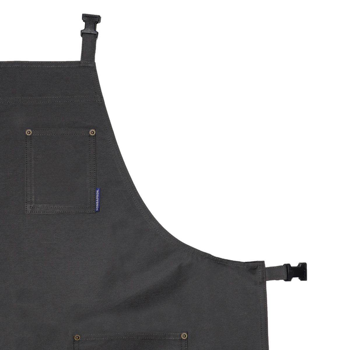 공에이프런(GONG APRON) 방수 l H스트랩 앞치마 (차콜그레이)