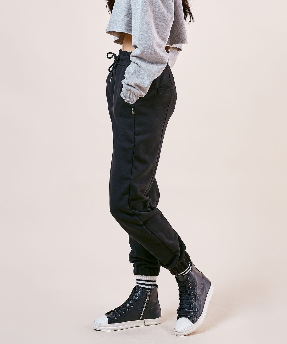 필로그램(PHILOGRAM) 테르소 스웻 조거 팬츠[BLACK]