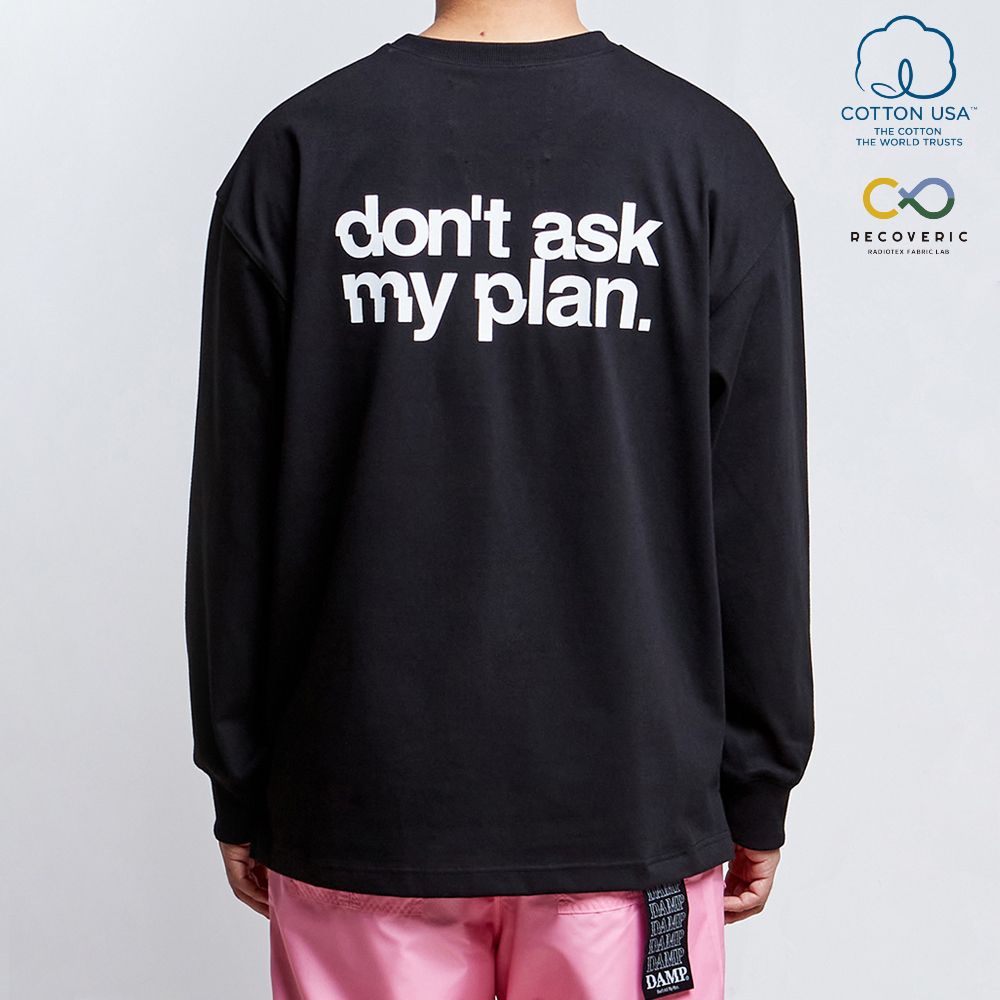 MUSINSA | Don't Ask My Plan Damp Classic Logo Oversized Long