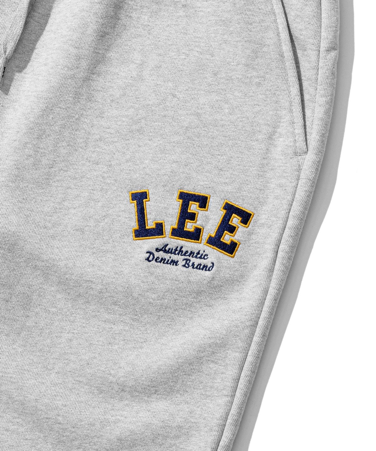 리(LEE) 아치 타이포 로고 스웻팬츠 그레이
