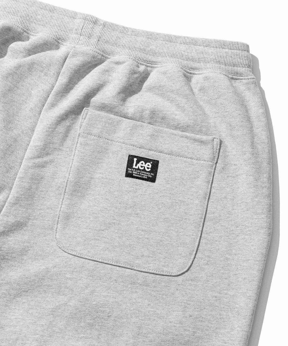 리(LEE) 아치 타이포 로고 스웻팬츠 그레이