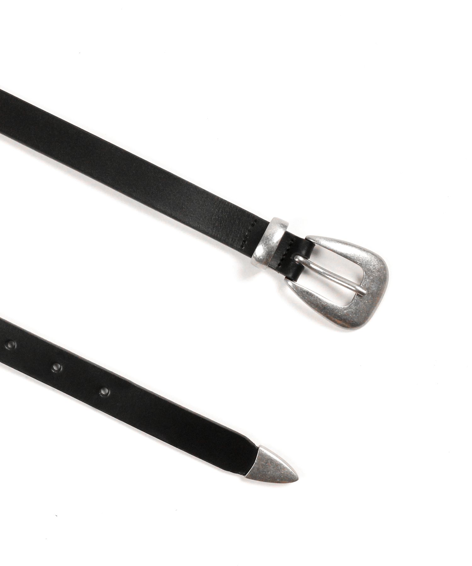 MUSINSA | DOFFJASON Simple Western Hard Leather Belt
