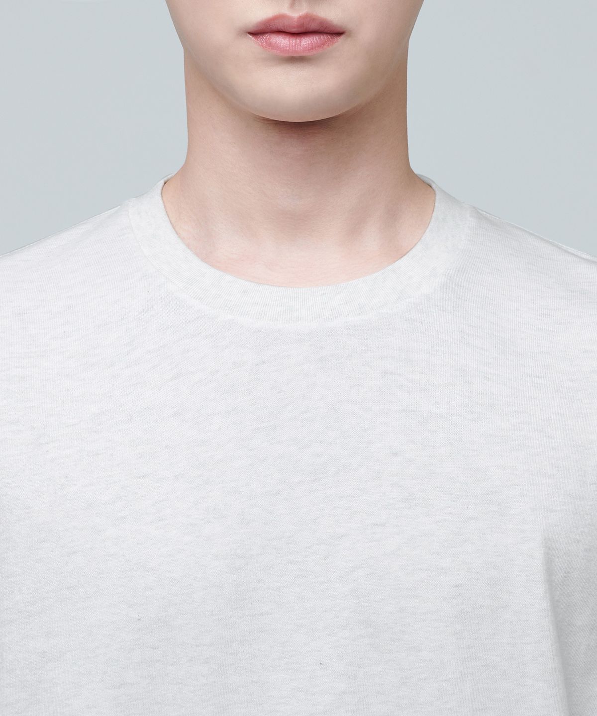 무신사 스탠다드(MUSINSA STANDARD) 레이어드 크루 넥 긴소매 티셔츠_긴 기장 [오트밀]