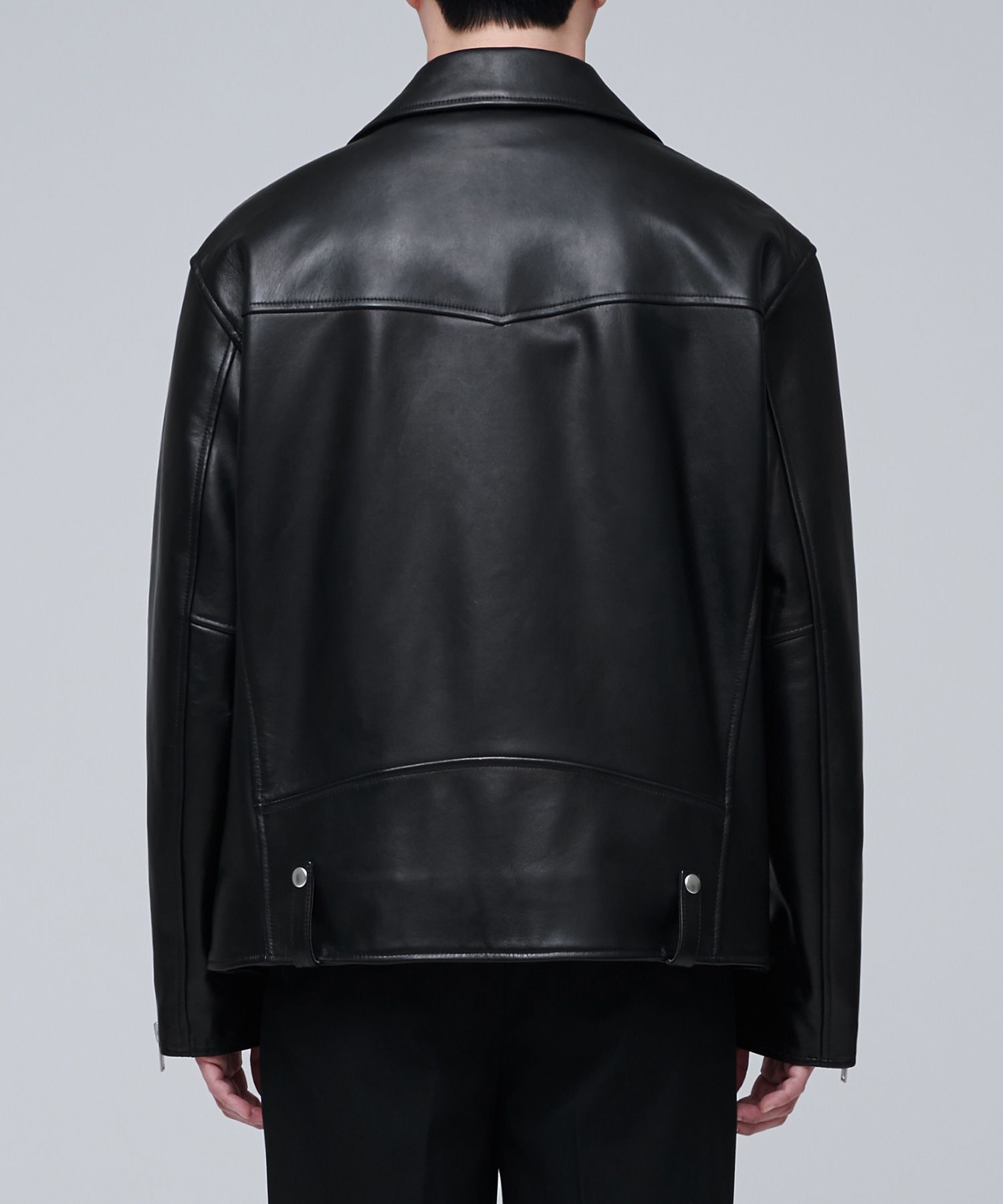 ジャケット・アウター MUSINSA STANDARD LAMBSKIN MOTORCYCLE MUSINSA | MUSINSA STANDARD LAMBSKIN OVERSIZED MOTORCYCLE