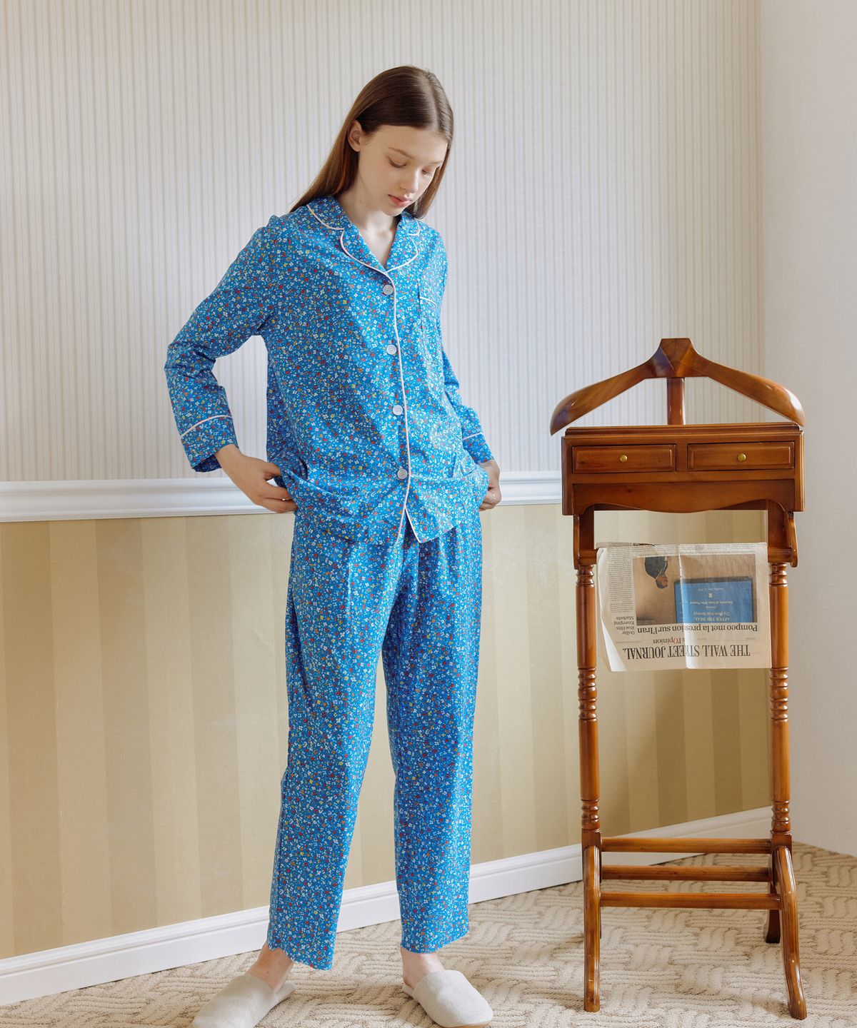 엽페(YUPPE) PALLETE PAJAMA_BLUE