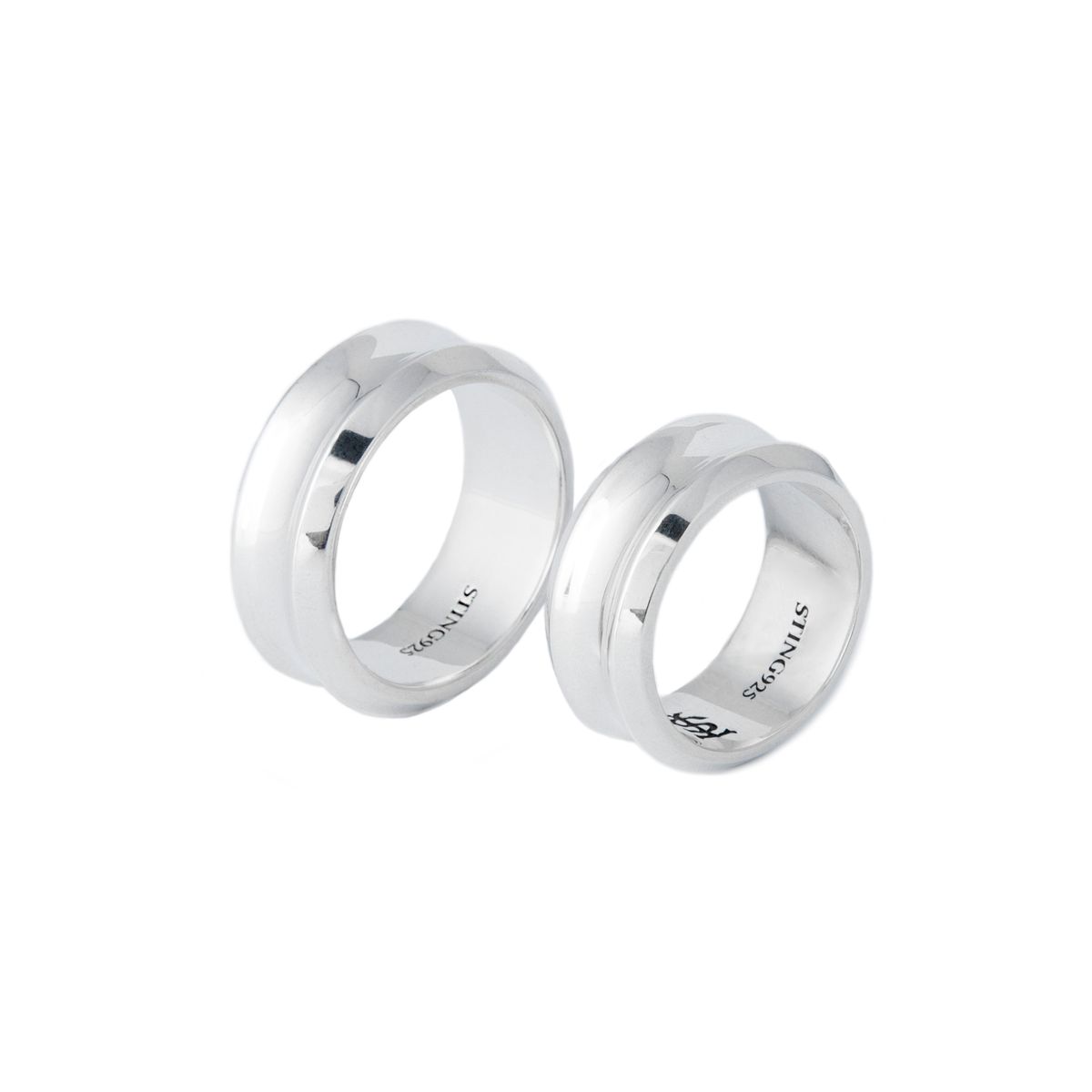 스팅925(STING925) Curved Bold Ring