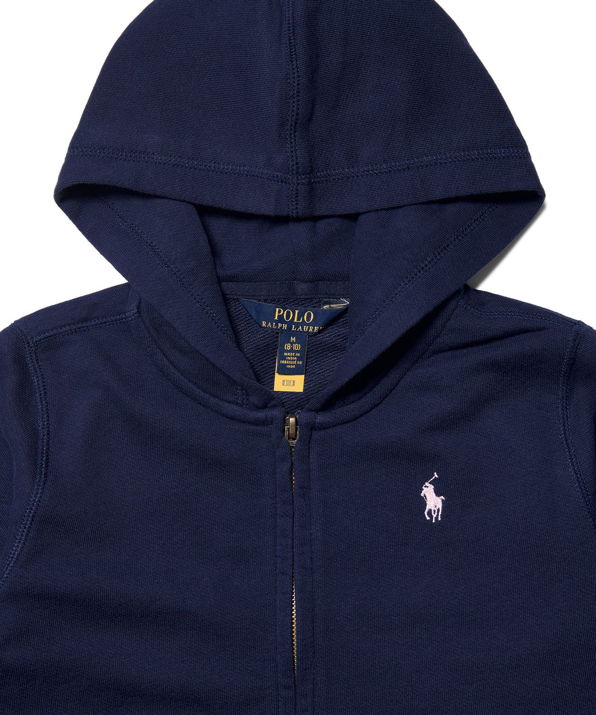폴로 랄프 로렌 칠드런(POLO RALPH LAUREN CHILDREN) 여아 7-16세 프렌치 테리 후디 - 네이비