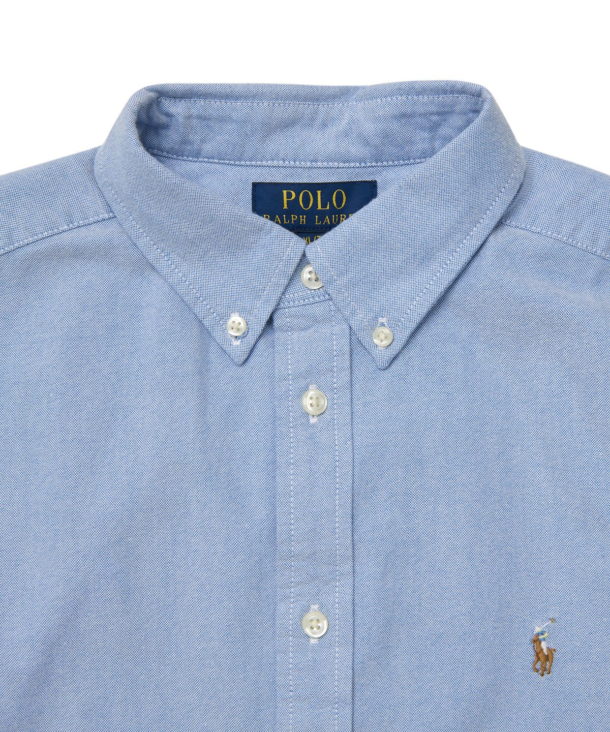 폴로 랄프 로렌 칠드런(POLO RALPH LAUREN CHILDREN) 남아 8-18세 코튼 옥스포드 셔츠 - 블루