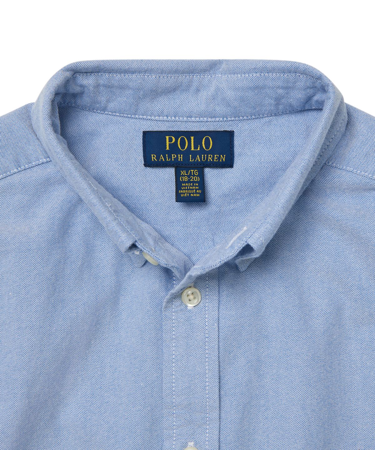 폴로 랄프 로렌 칠드런(POLO RALPH LAUREN CHILDREN) 남아 8-18세 코튼 옥스포드 셔츠 - 블루