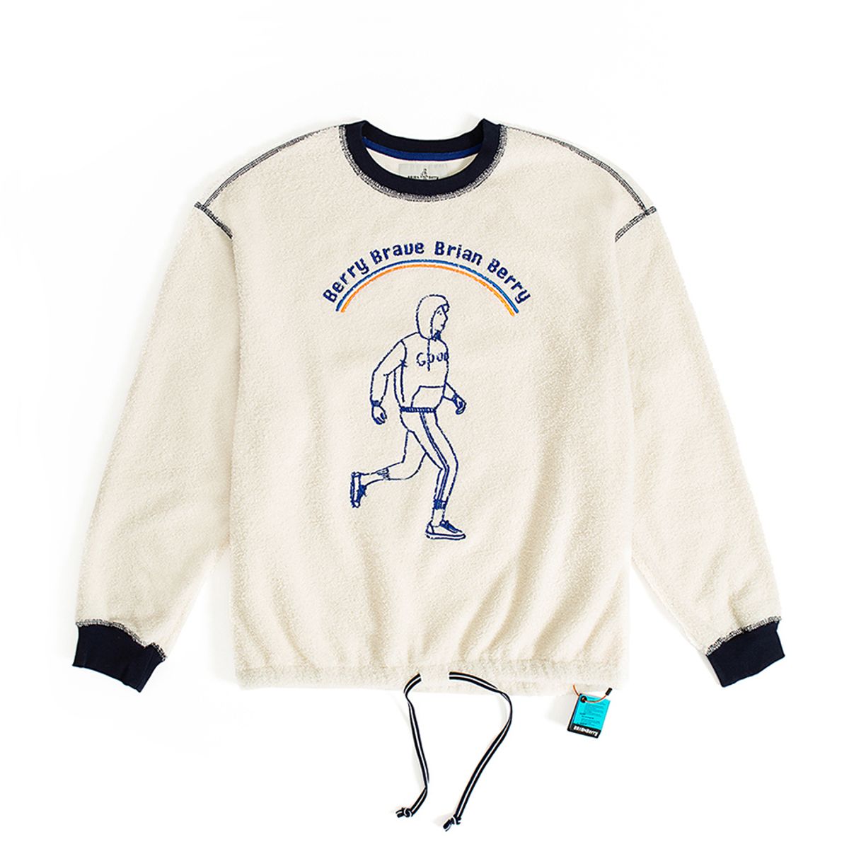 브라이언베리(BRIAN BERRY) BERRYMAN SIGNATURE SET-UP TEE_O/WHITE