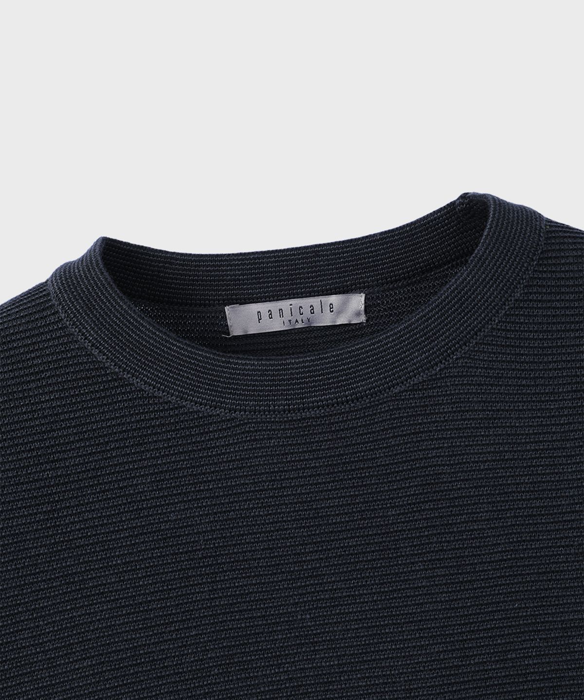 빠니깔레(PANICALE) 도트 패턴 크루넥 코튼 스웨터 [2 COLOR]