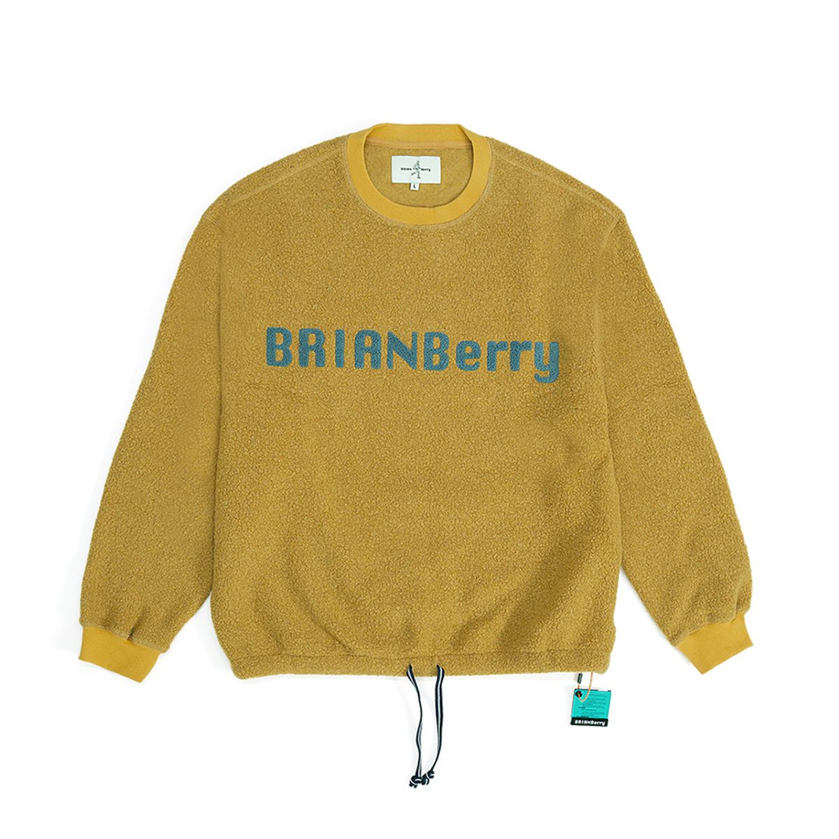 브라이언베리(BRIAN BERRY) BERRY LOGO WOOL TEE_CURRY