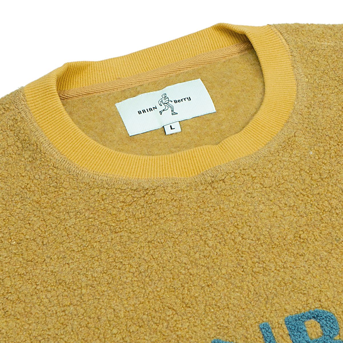 브라이언베리(BRIAN BERRY) BERRY LOGO WOOL TEE_CURRY