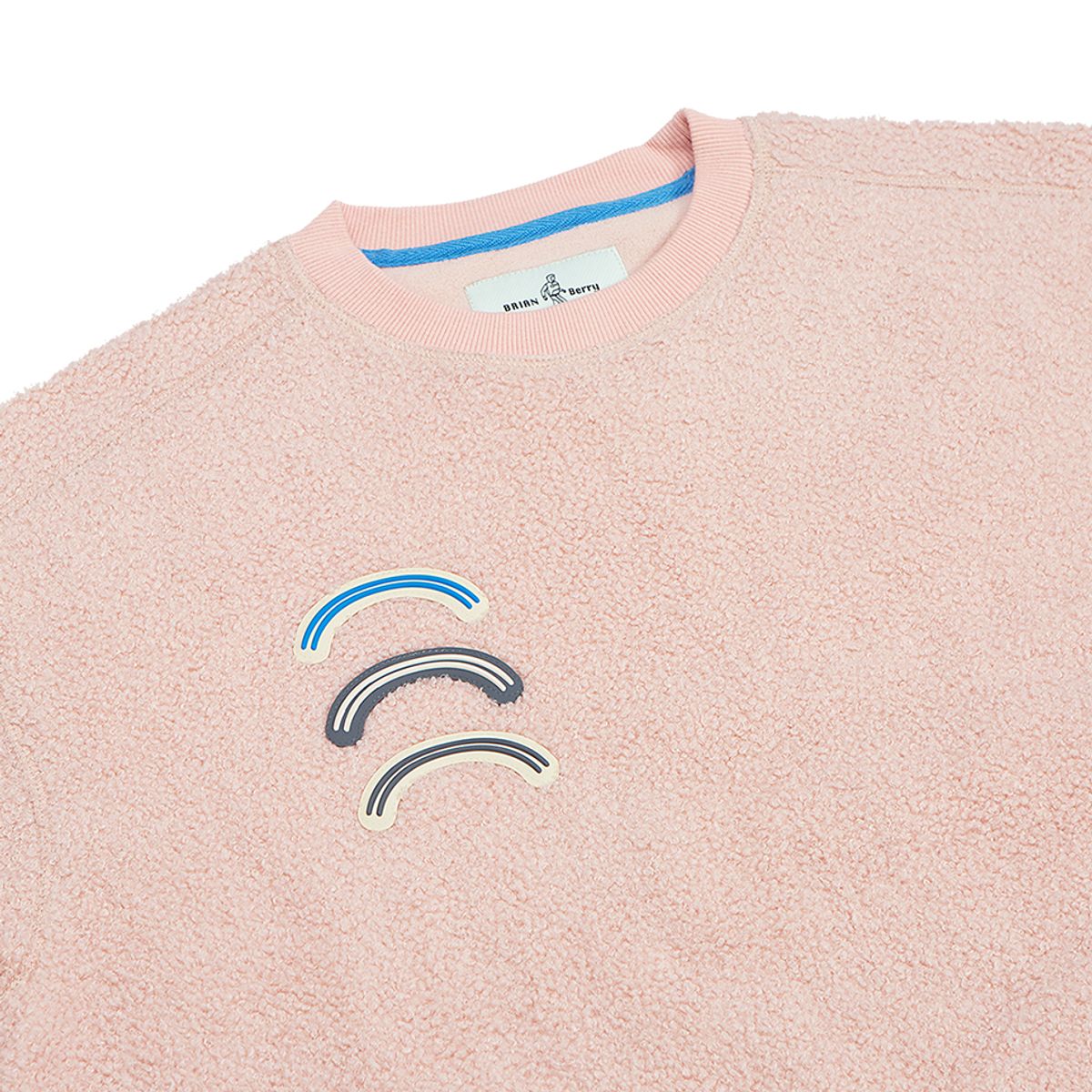 브라이언베리(BRIAN BERRY) ARC FLEECE BLOCK TEE_L/PINK