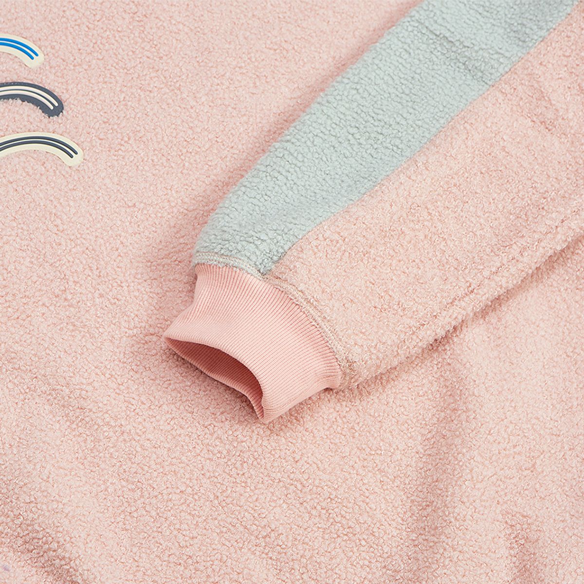 브라이언베리(BRIAN BERRY) ARC FLEECE BLOCK TEE_L/PINK