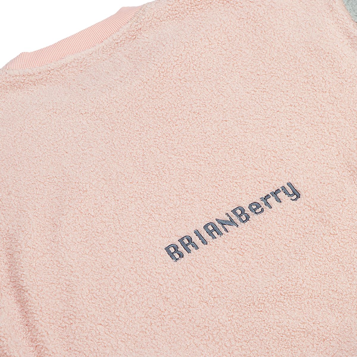 브라이언베리(BRIAN BERRY) ARC FLEECE BLOCK TEE_L/PINK