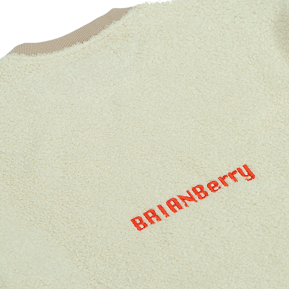 브라이언베리(BRIAN BERRY) ARC FLEECE BLOCK TEE_IVORY
