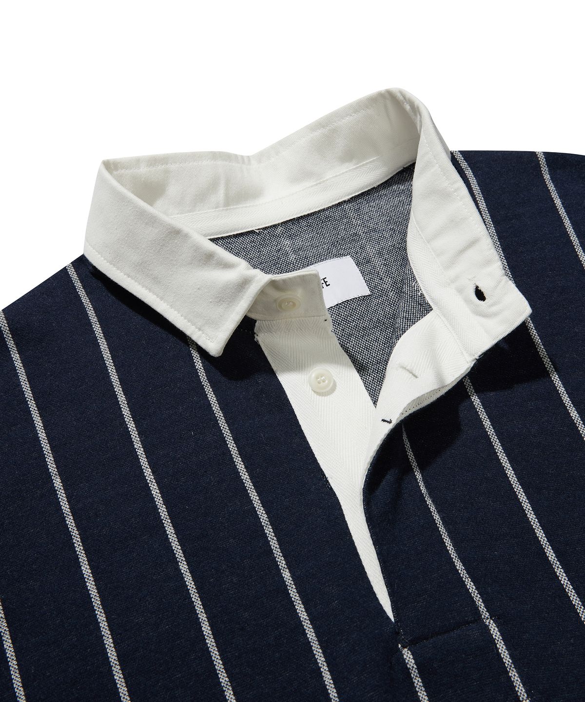 사운즈라이프(SOUNDSLIFE) Vertical Stripe Polo Navy