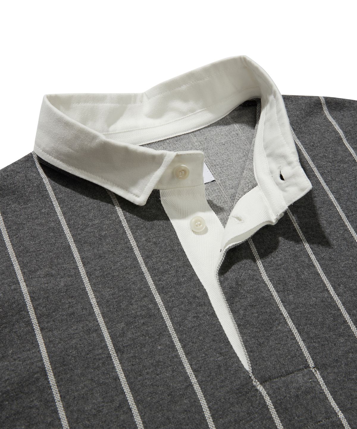 사운즈라이프(SOUNDSLIFE) Vertical Stripe Polo Grey