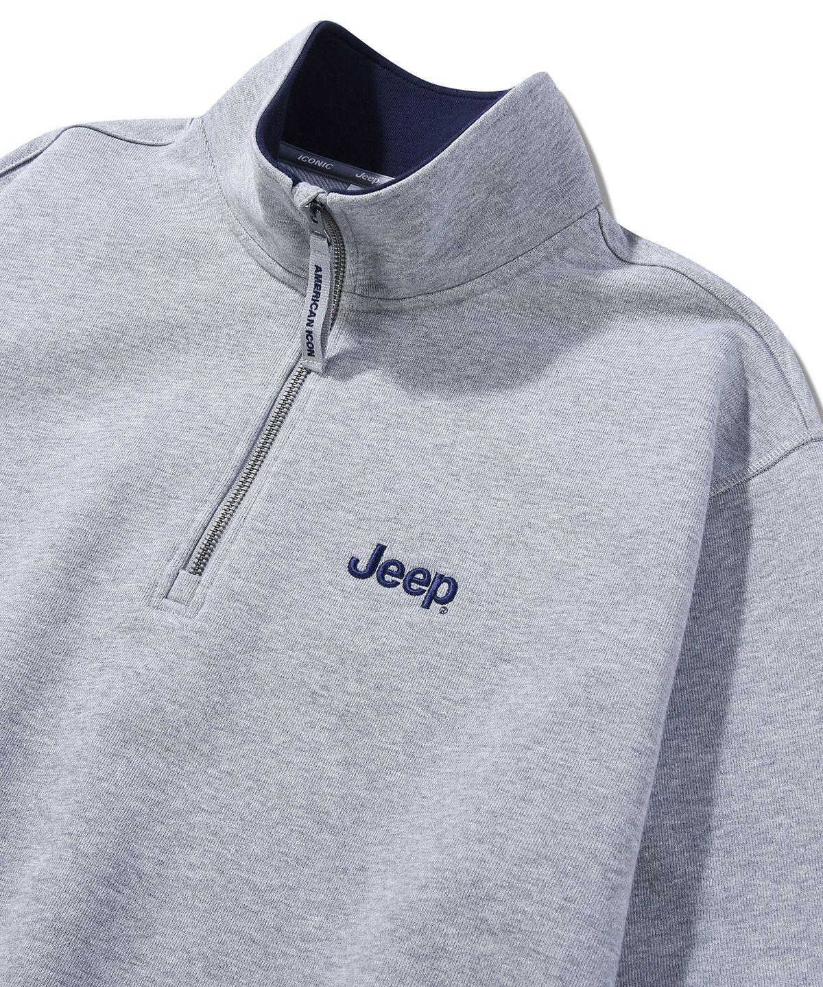 지프(JEEP) [360g] M-Logo 반집업 맨투맨 (JR5TSU838LR)