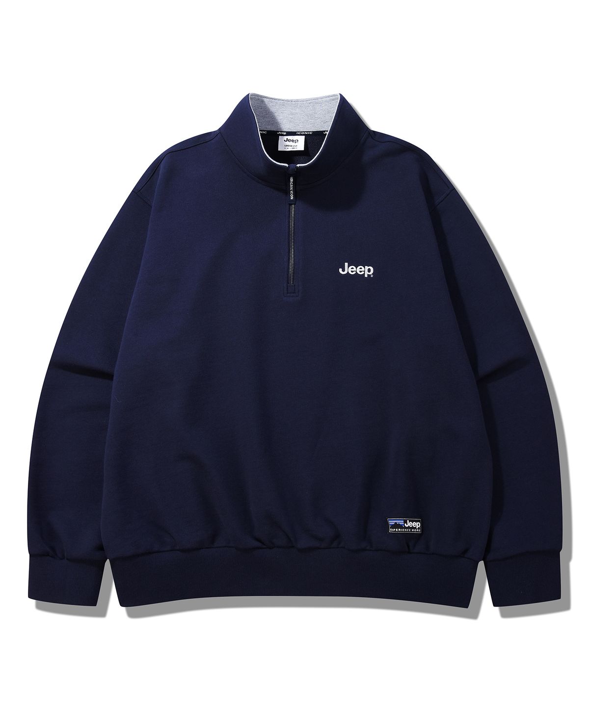 지프(JEEP) [360g] M-Logo 반집업 맨투맨 (JR5TSU838DA)