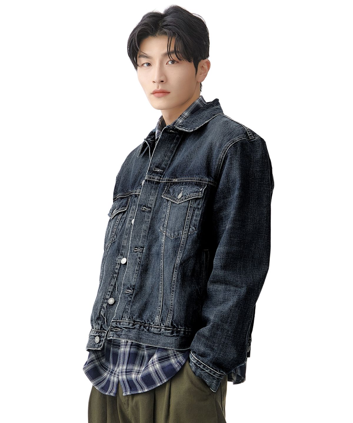폴로 랄프 로렌(POLO RALPH LAUREN) 페이디드 데님 트럭커 재킷 - 블루