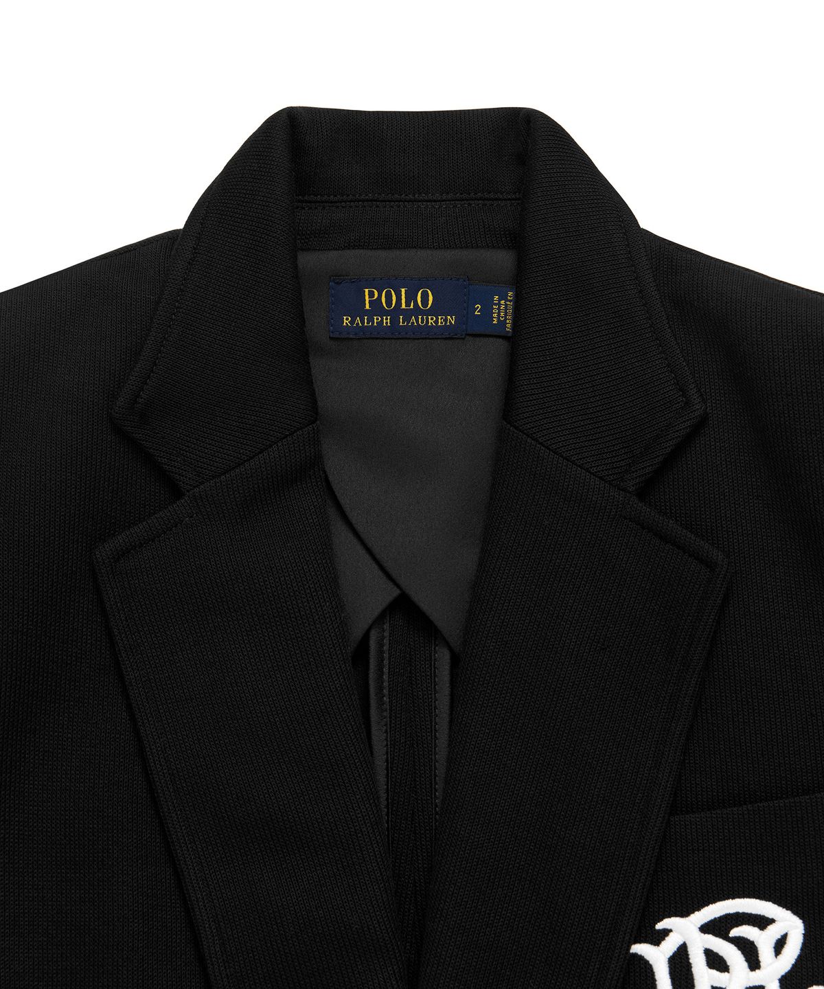 폴로 랄프 로렌(POLO RALPH LAUREN) W 더블니트 자카드 블레이저 - 블랙
