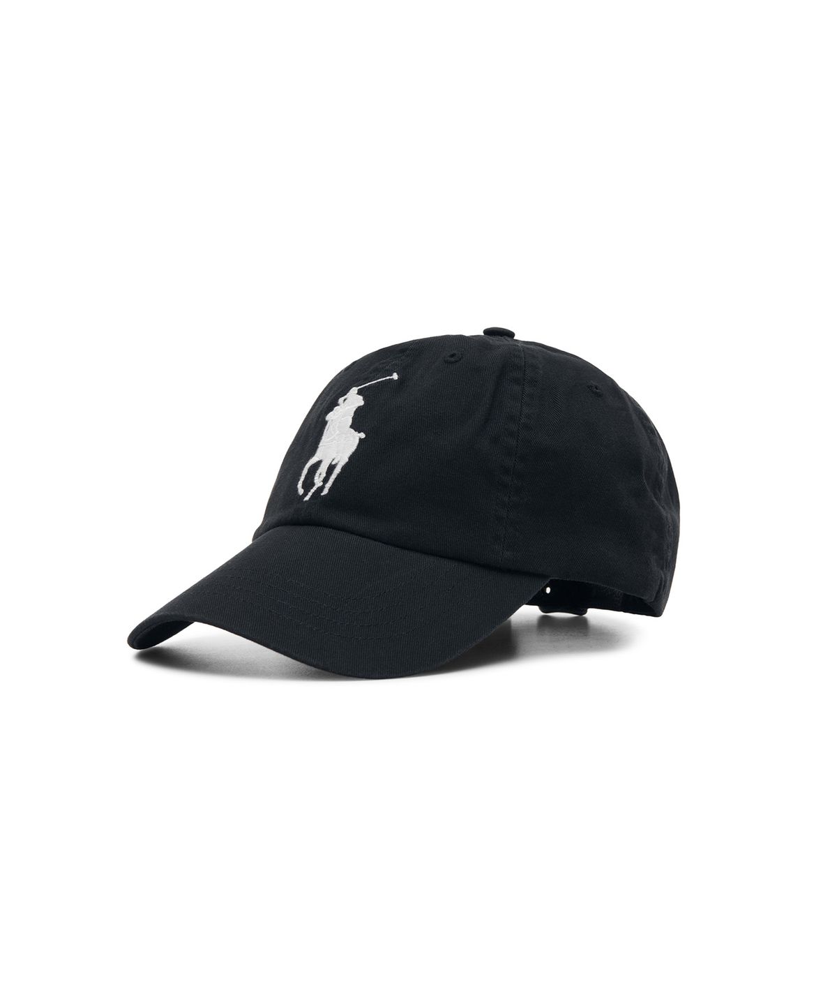 폴로 랄프 로렌(POLO RALPH LAUREN) 빅 포니 치노 베이스볼 캡 - 블랙
