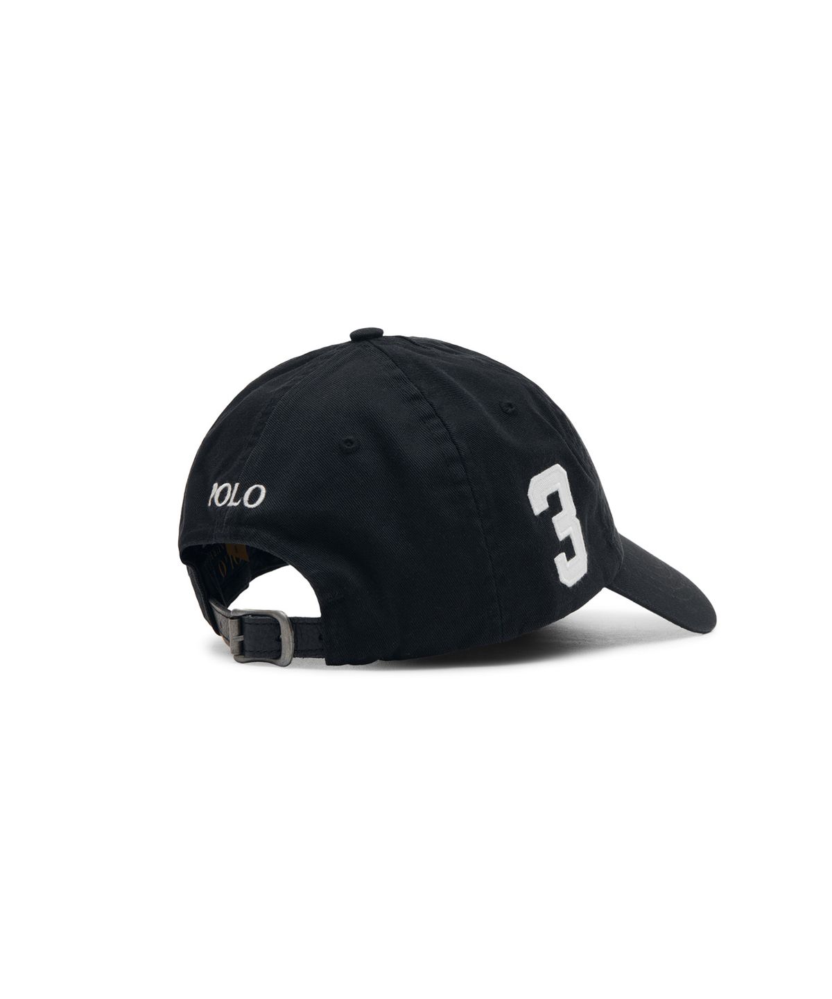 폴로 랄프 로렌(POLO RALPH LAUREN) 빅 포니 치노 베이스볼 캡 - 블랙