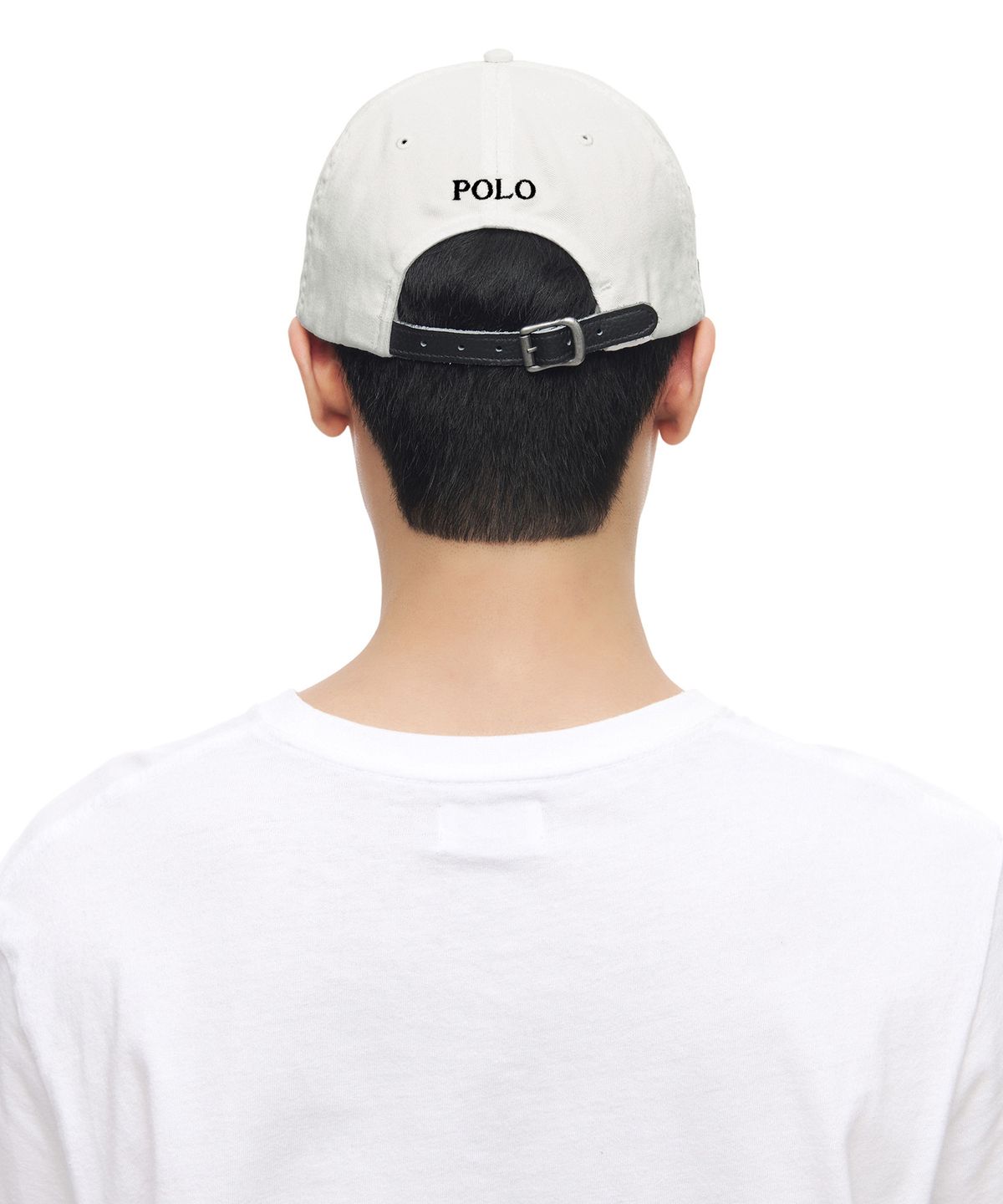 폴로 랄프 로렌(POLO RALPH LAUREN) 빅 포니 치노 베이스볼 캡 - 화이트