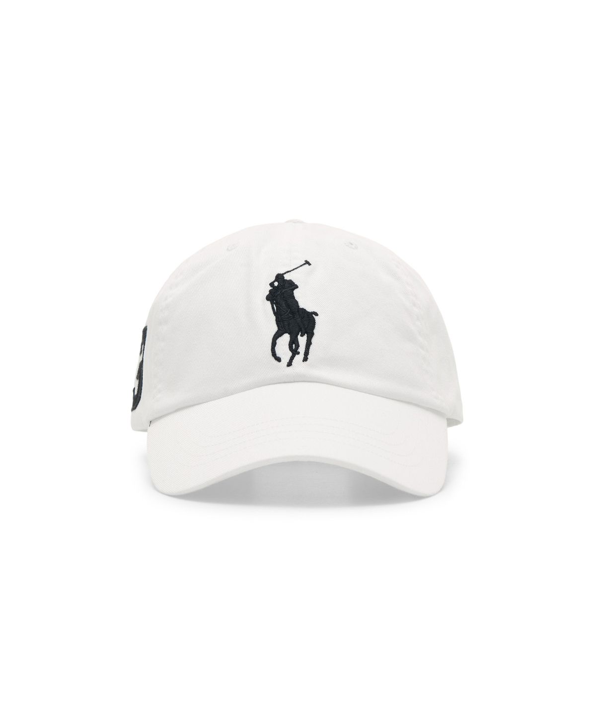 폴로 랄프 로렌(POLO RALPH LAUREN) 빅 포니 치노 베이스볼 캡 - 화이트