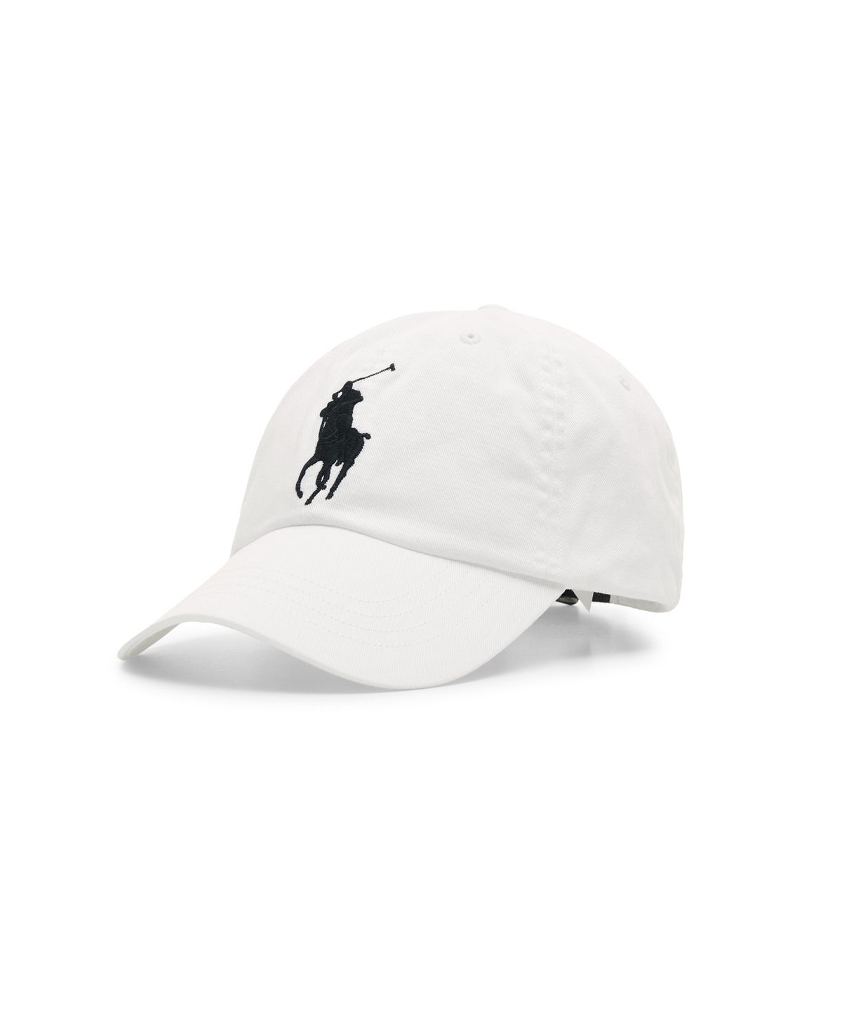 폴로 랄프 로렌(POLO RALPH LAUREN) 빅 포니 치노 베이스볼 캡 - 화이트