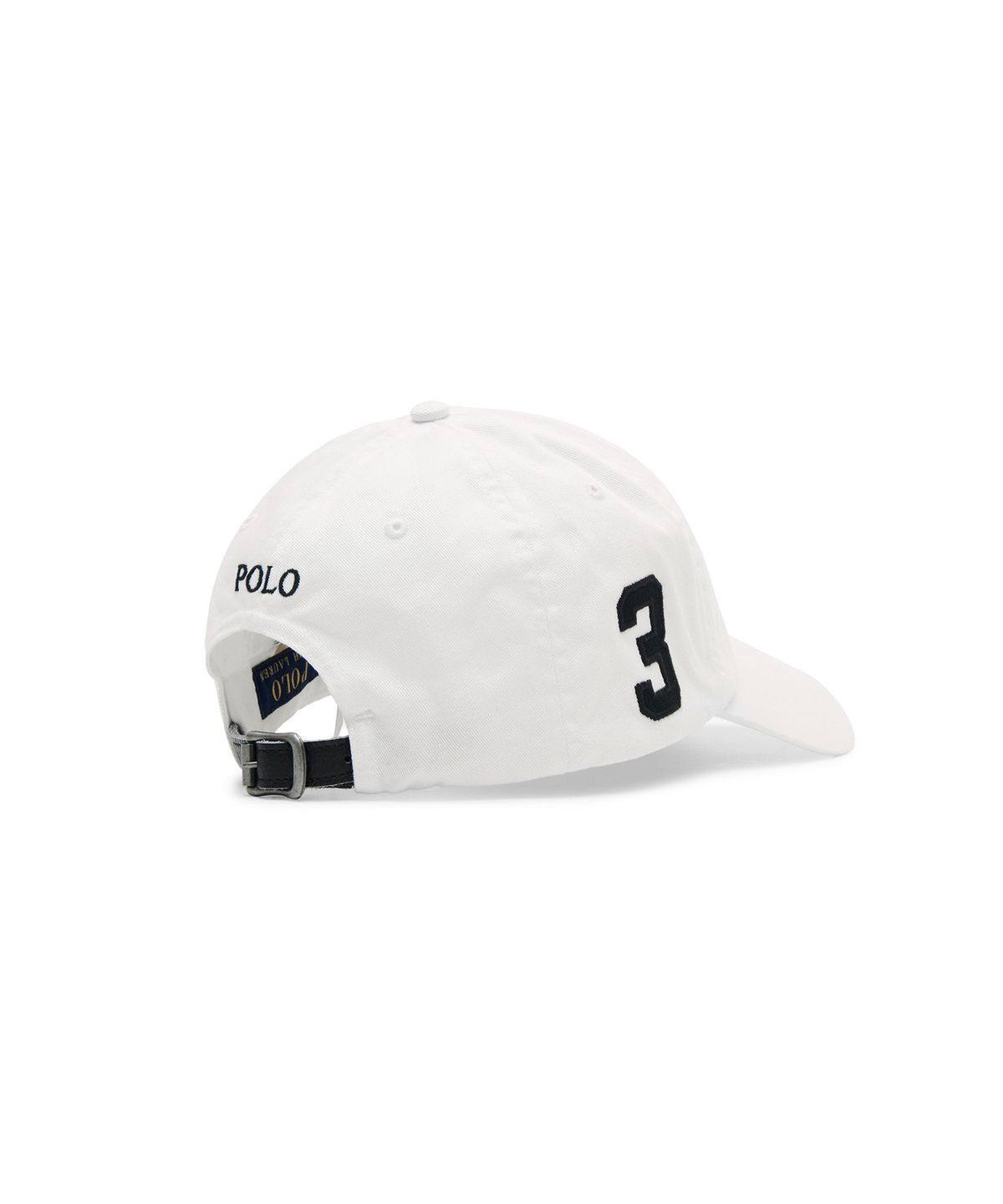 폴로 랄프 로렌(POLO RALPH LAUREN) 빅 포니 치노 베이스볼 캡 - 화이트