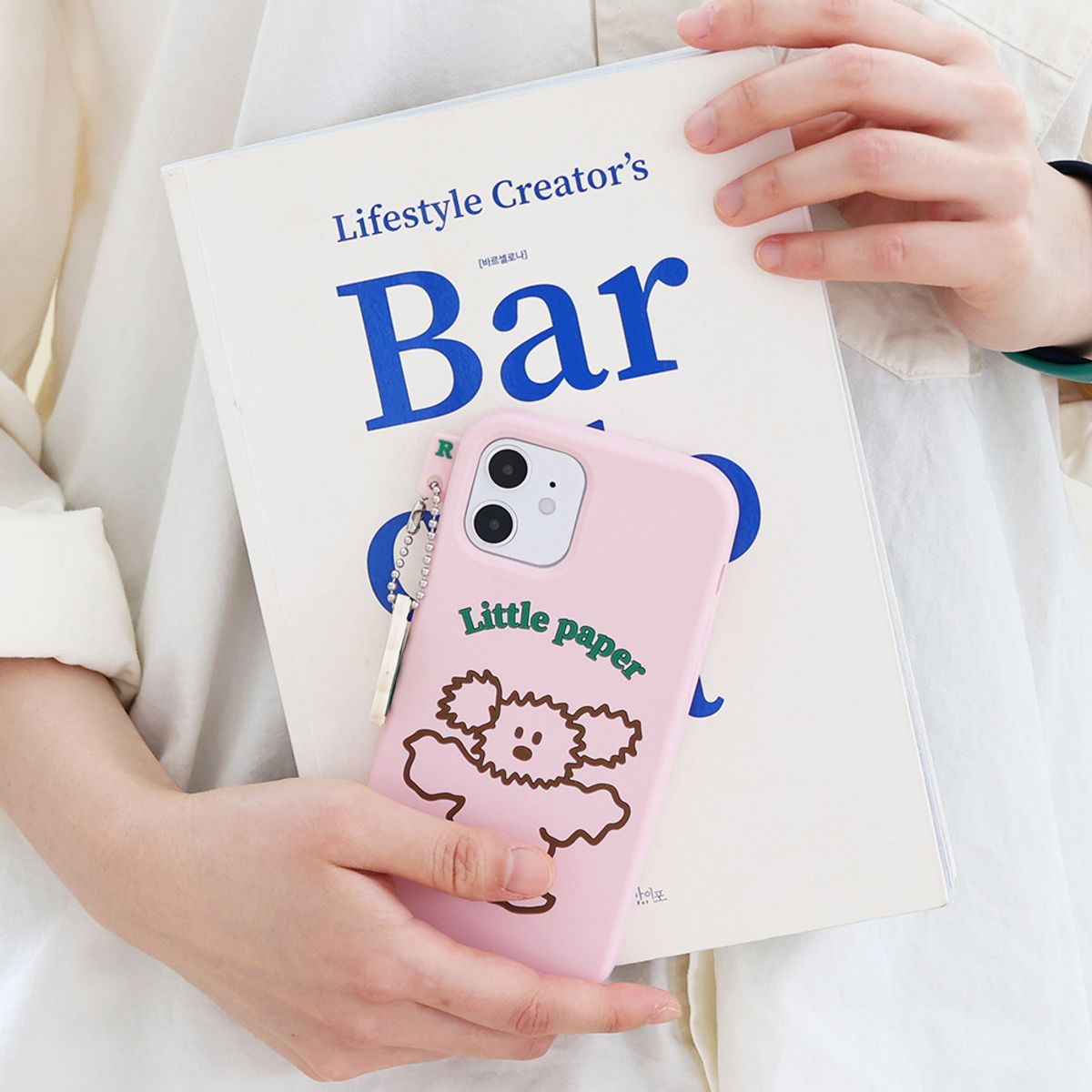 브런치브라더(BRUNCH BROTHER) Little PaPer 리틀페퍼 실리콘 케이스 for iPhone 6 6S 7 8 SE2 X XS