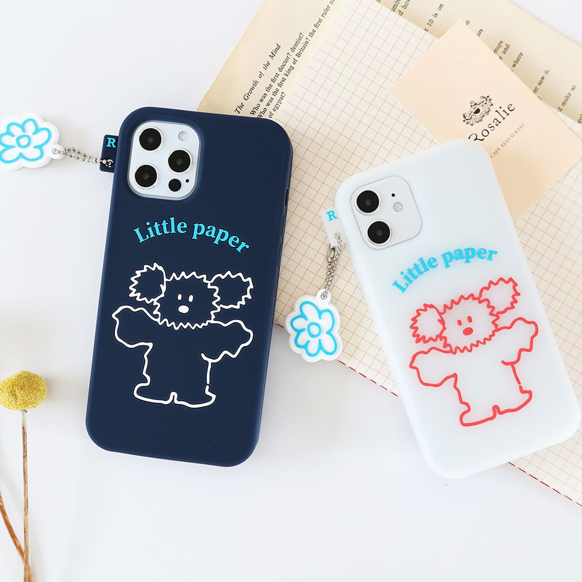 브런치브라더(BRUNCH BROTHER) Little PaPer 리틀페퍼 실리콘 케이스 for iPhone 6 6S 7 8 SE2 X XS