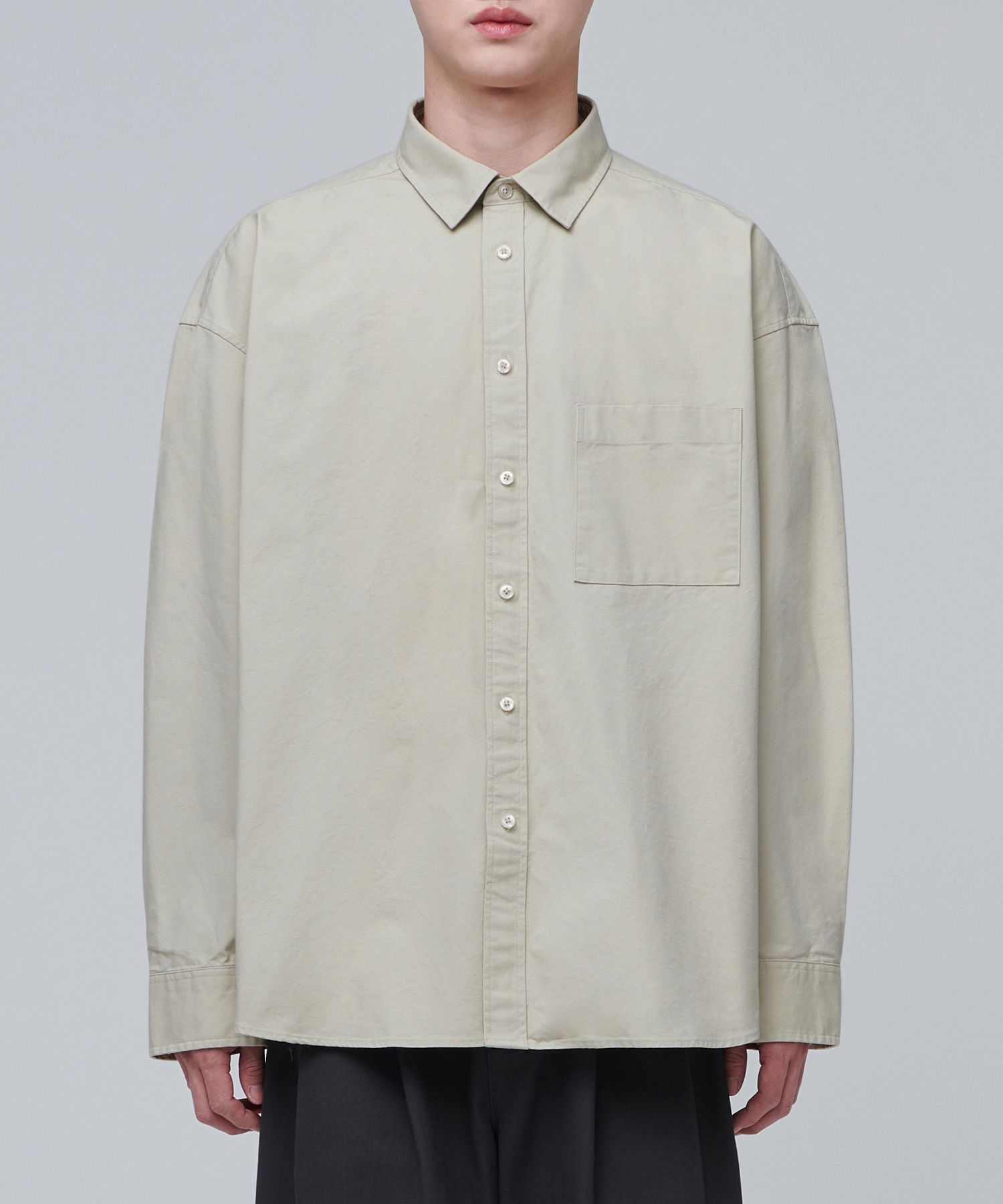 ★MUSINSA STANDARD★ Heavyweight oversized oxford shirt crea MUSINSA | MUSINSA STANDARD HEAVYWEIGHT OVERSIZED OXFORD