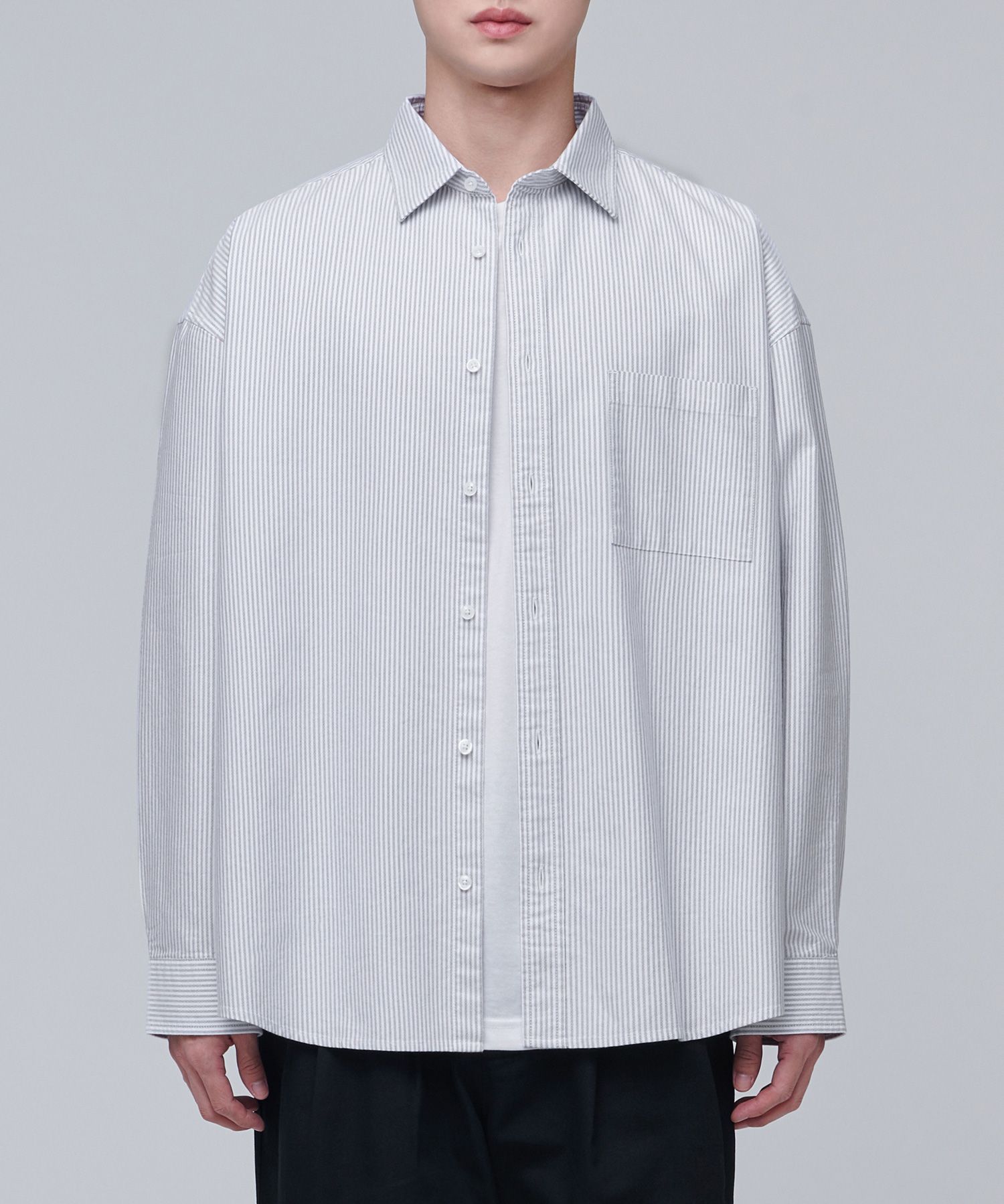 ★MUSINSA STANDARD★ Heavyweight oversized oxford shirt crea MUSINSA | MUSINSA STANDARD OVERSIZED OXFORD SHIRT [SKY BLUE]