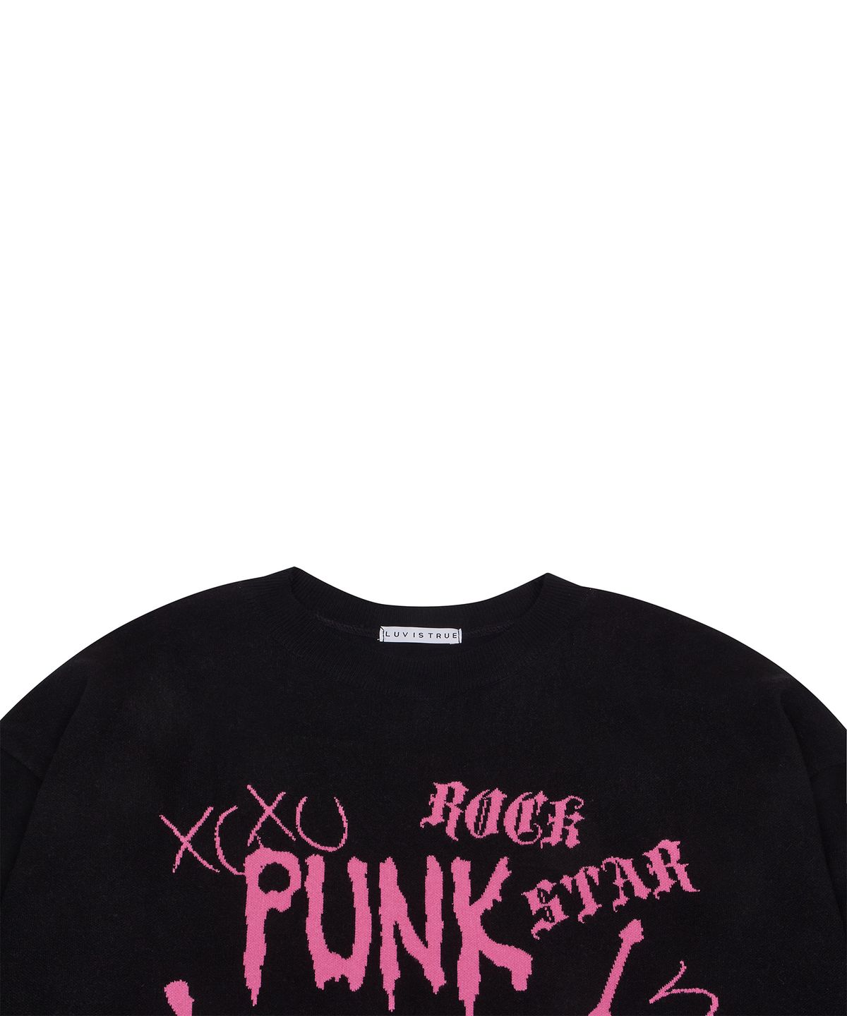 러브이즈트루(LUVISTRUE) OT PUNK KNIT(BLACK)