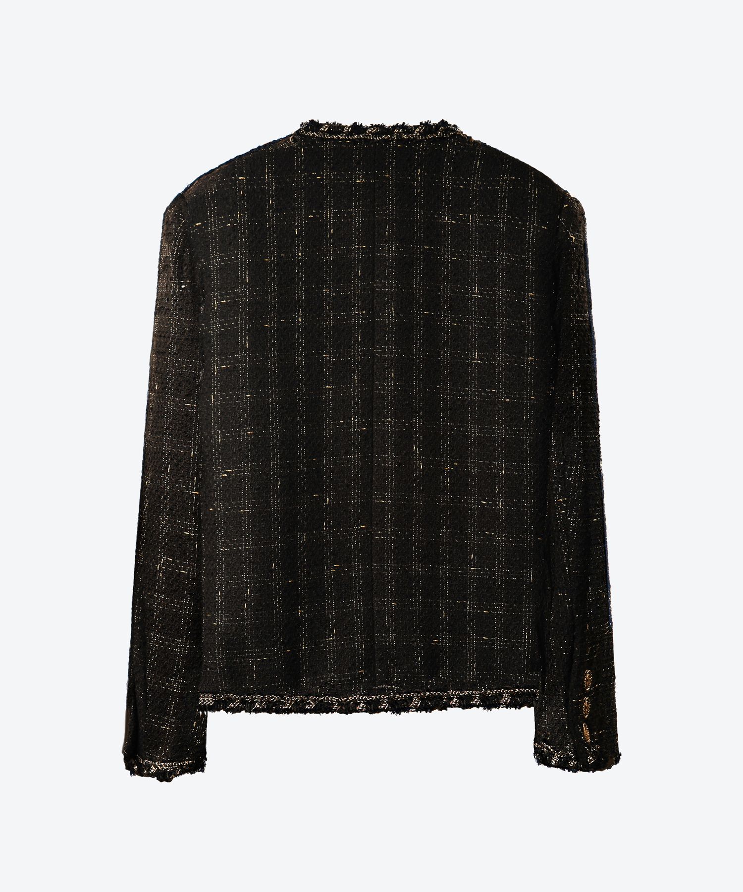 UNTAGE ■ Boucle Tweed Jacket (MAN) ジャケット MUSINSA | UNTAGE UNTAGE Bouclé Tweed Jacket [Black (MAN)]_