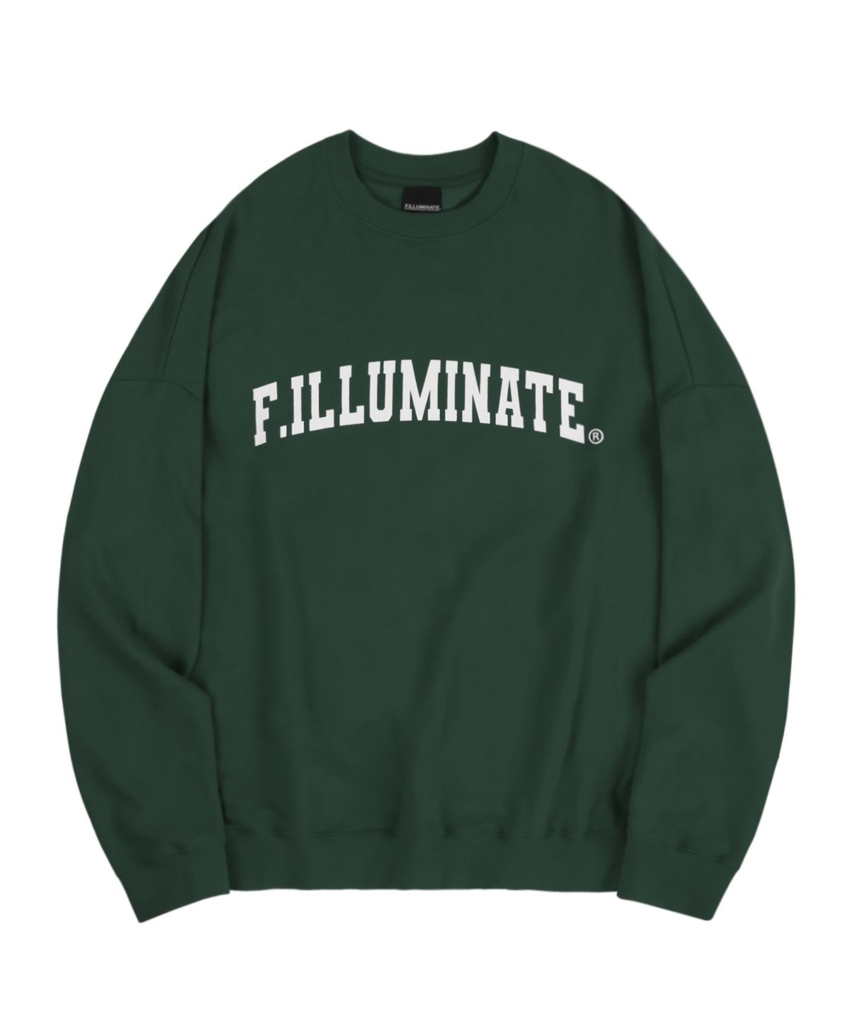 필루미네이트(FILLUMINATE) 오버핏 아치 로고 스웨트 셔츠-8Color