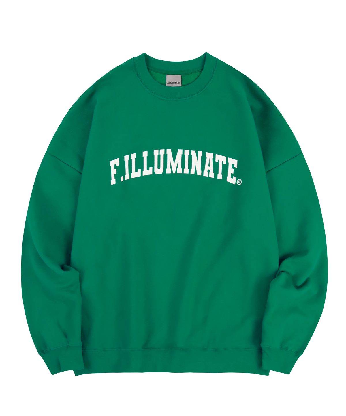 필루미네이트(FILLUMINATE) 오버핏 아치 로고 스웨트 셔츠-8Color