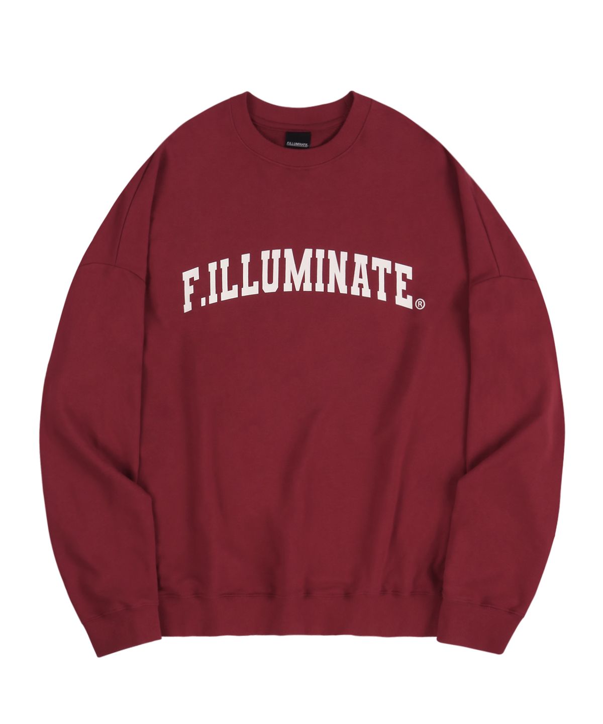 필루미네이트(FILLUMINATE) 오버핏 아치 로고 스웨트 셔츠-8Color